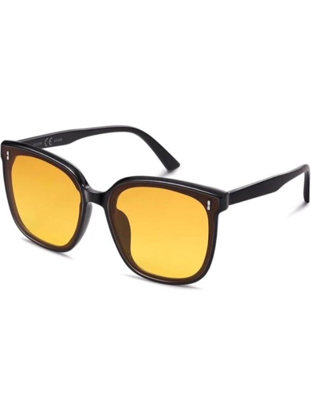 SOJOS Women's Trendy Sun Glasses Vintage Style Shades SJ2157 Black Yellow